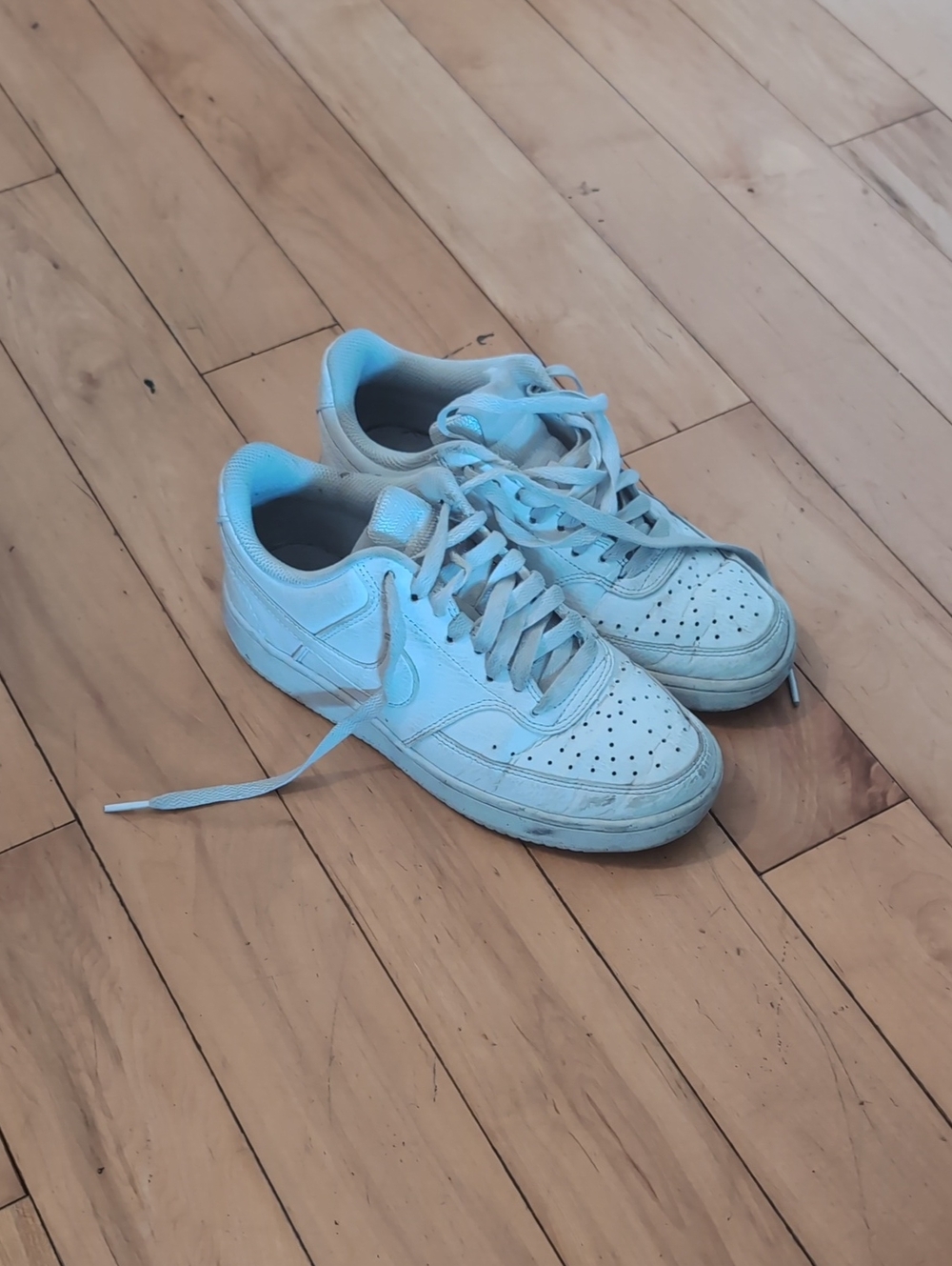 White Nike Low-Top Sneakers